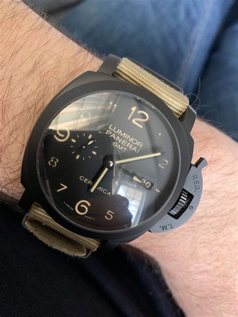 panerai straps uk|panerai nato straps.